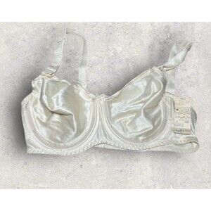 Vintage Mary Jane Underwire Satin Nursing Bra 40D NEW
